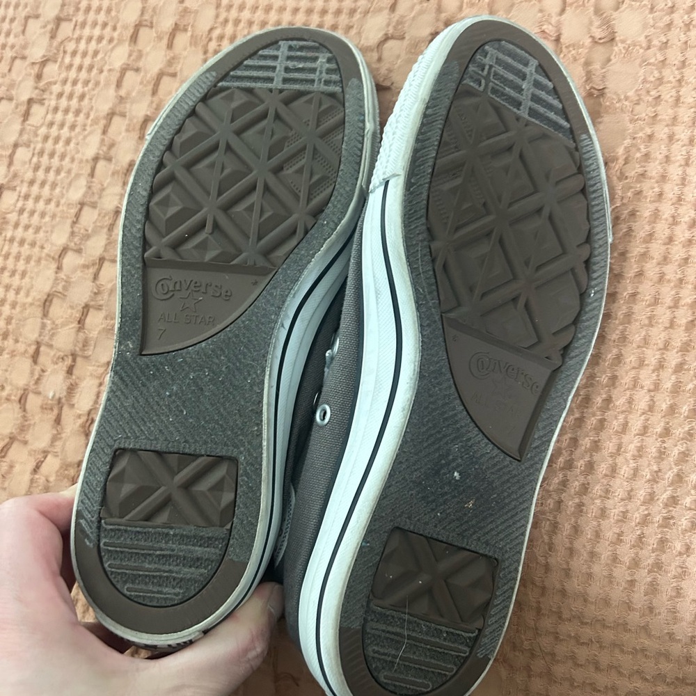 Converse Gray High-Top Sneakers - Picture 3 of 3